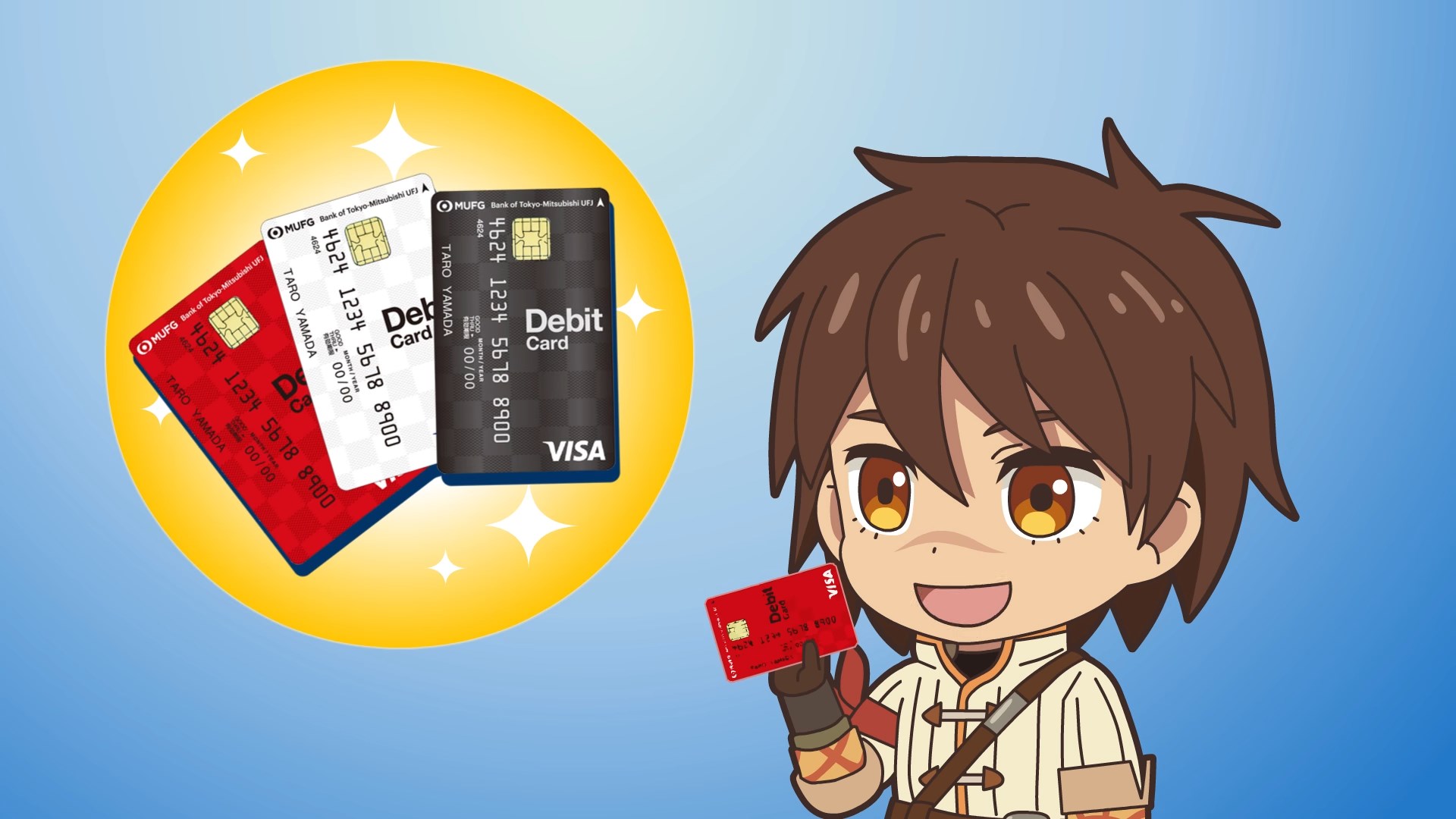 Chain Chronicle x Mitsubishi Tokyo UFJ-VISA Debit / Аниме