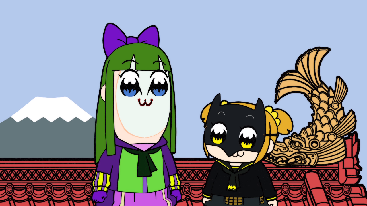 Ninja Batman x Poputepipikku Kindan no Collab CM / Аниме