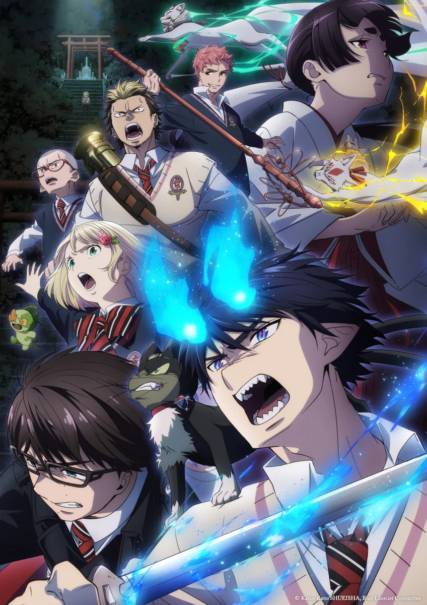 Тизер и подробности по аниме-сериалу «Ao no Exorcist: Shimane Keimei  kessha-hen» / Новости / Форум Шикимори