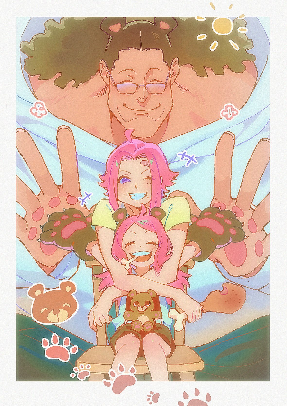 Jewelry bonney and monkey d. luffy - one piece