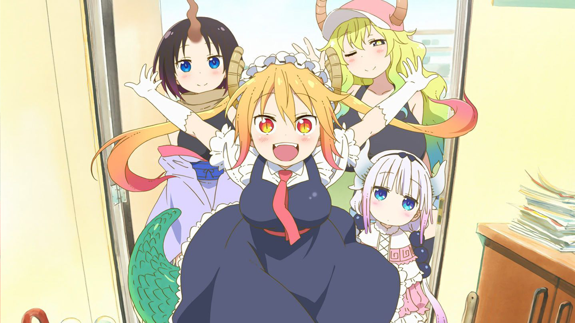 Премьера второго сезона аниме «Kobayashi-san Chi no Maid Dragon» состоится  в 2021 году / Новости / Форум Шикимори