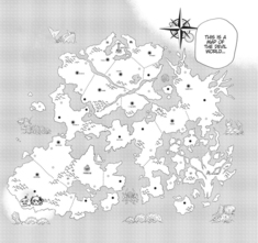 Карты мира или локаций из аниме и манги / Коллекции